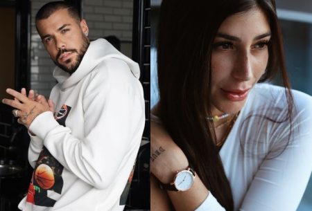 Lipe Ribeiro é flagrado aos beijos com ex-namorada em evento