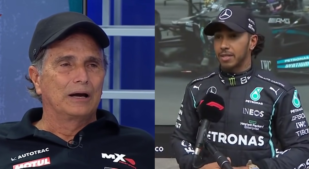 Em entrevista, Nelson Piquet admite inveja de Hamilton por piloto namorar estrela da música