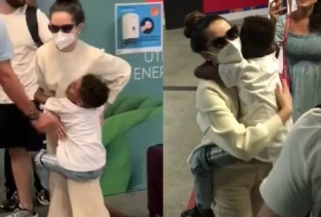 Juliette vira meme ao carregar criança em aeroporto: “Nazaré”