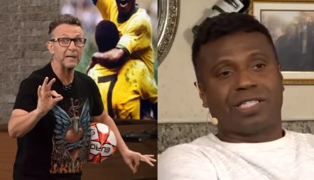 Edílson relembra briga com Craque Neto na Band e repreende ex-colega