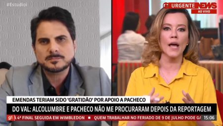 Natuza Nery faz comentário sensacional e esmurra senador na GloboNews