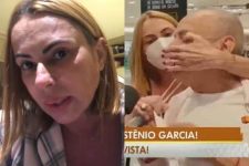 Esposa de Stênio Garcia se pronuncia após situação curiosa em entrevista