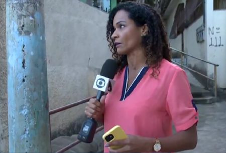 Repórter da Globo é ameaçada ao vivo por criminoso armado; veja vídeo chocante