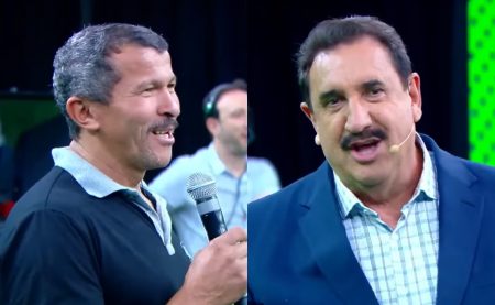 Ratinho aposta com funcionário do SBT e perde R$ 100 mil no Gol Show