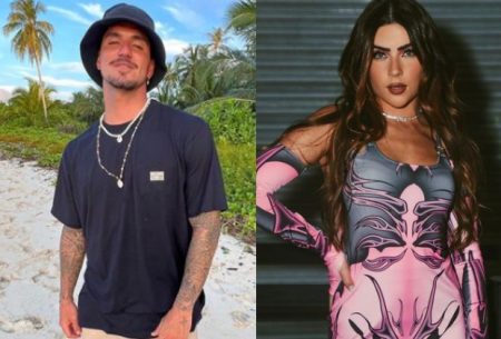 Jade Picon e Gabriel Medina são flagrados aos beijos em boate