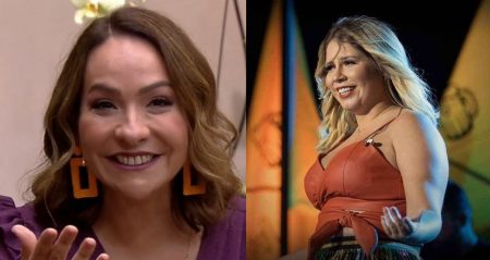Maria Beltrão se emociona ao falar de Marília Mendonça no É De Casa