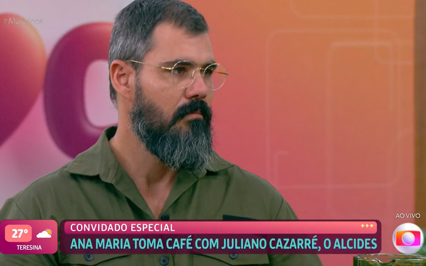 Juliano Cazarré no Mais Você