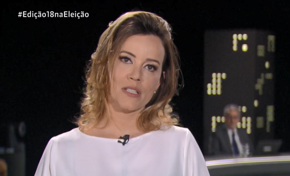 Globo emite nota e usa Natuza Nery para dar dura em Bolsonaro e Lula ao vivo