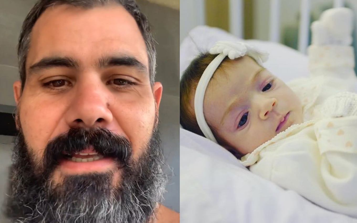 Juliano Cazarré pede orações ao revelar segunda cirurgia da filha