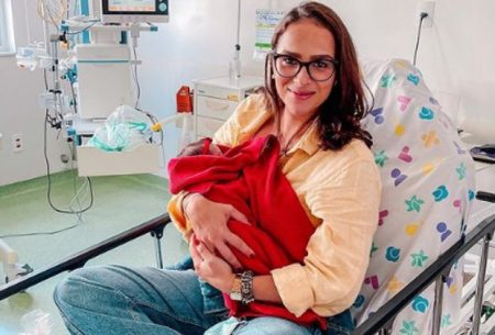 Mulher de Juliano Cazarré revela primeiro local que visitou após filha receber alta: “Vou chorar”
