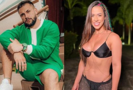 Larissa Tomásia é flagrada aos beijos com Arthur Picoli em show