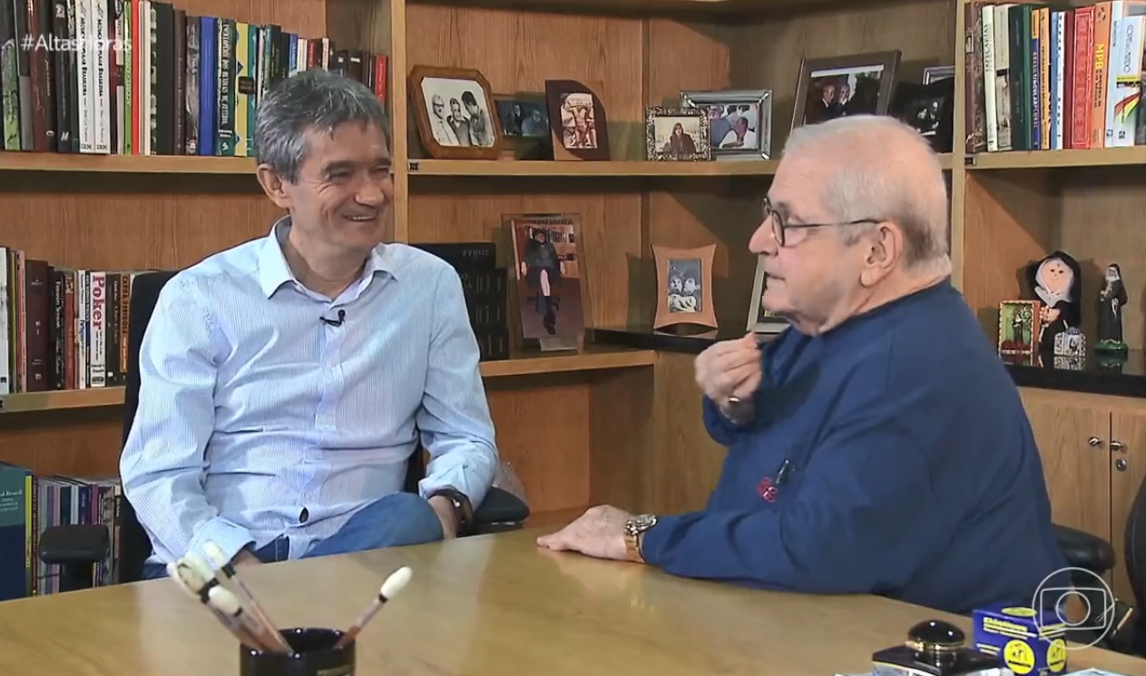 Serginho Groisman resgata encontro com Jô Soares no Altas Horas e emociona a web