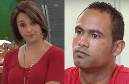 Ao vivo, Catia Fonseca detona goleiro Bruno por atrasar pensão do filho