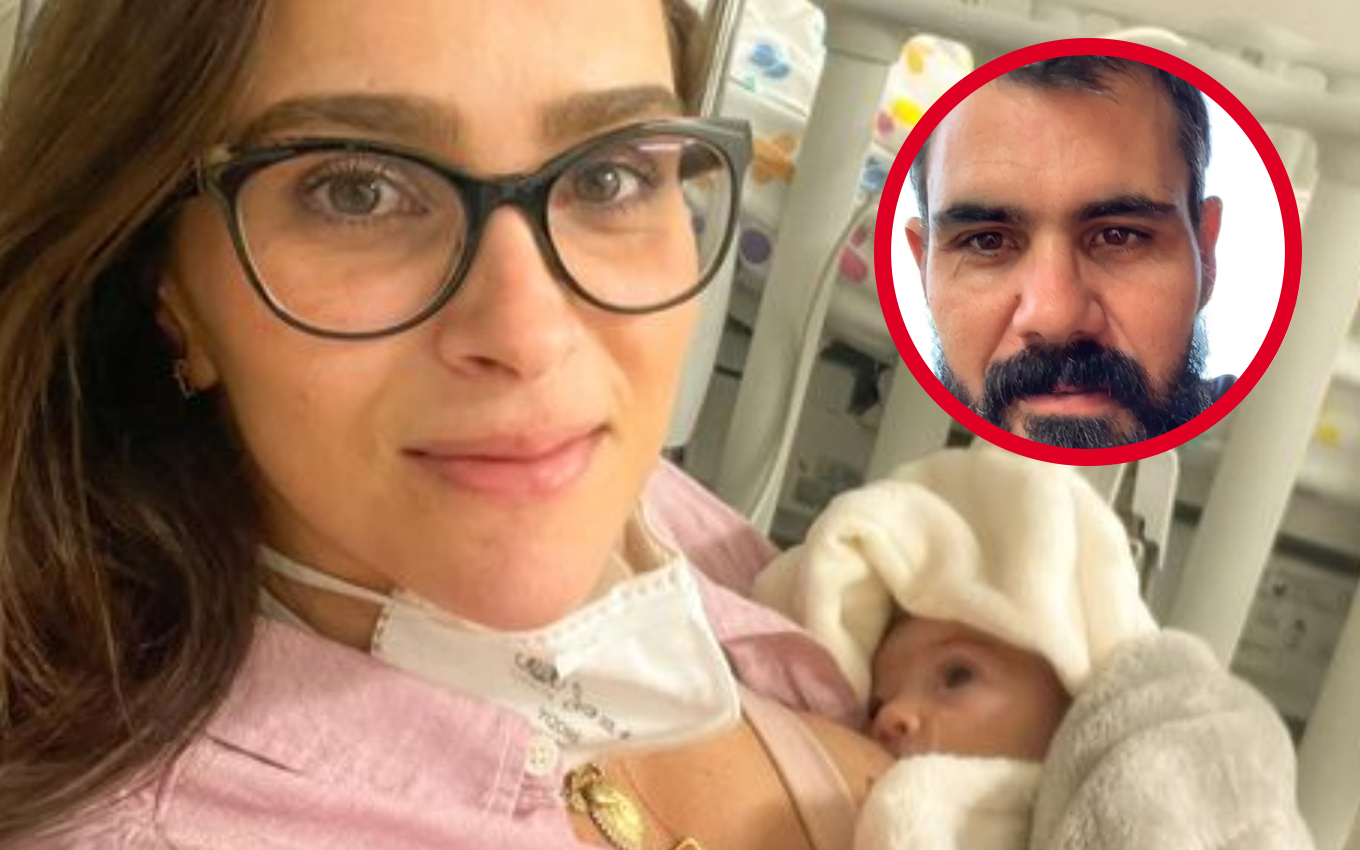Esposa de Juliano Cazarré posta filha no hospital e faz desabafo: “Coração em pedaços”
