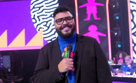 Paulo Vieira causa muito e vira o rei das tiradas no Criança Esperança