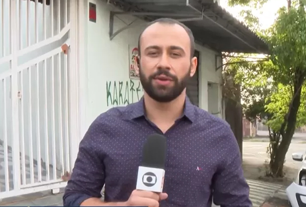 Repórter da Globo revela ao vivo que amigo foi baleado e é consolado por âncoras