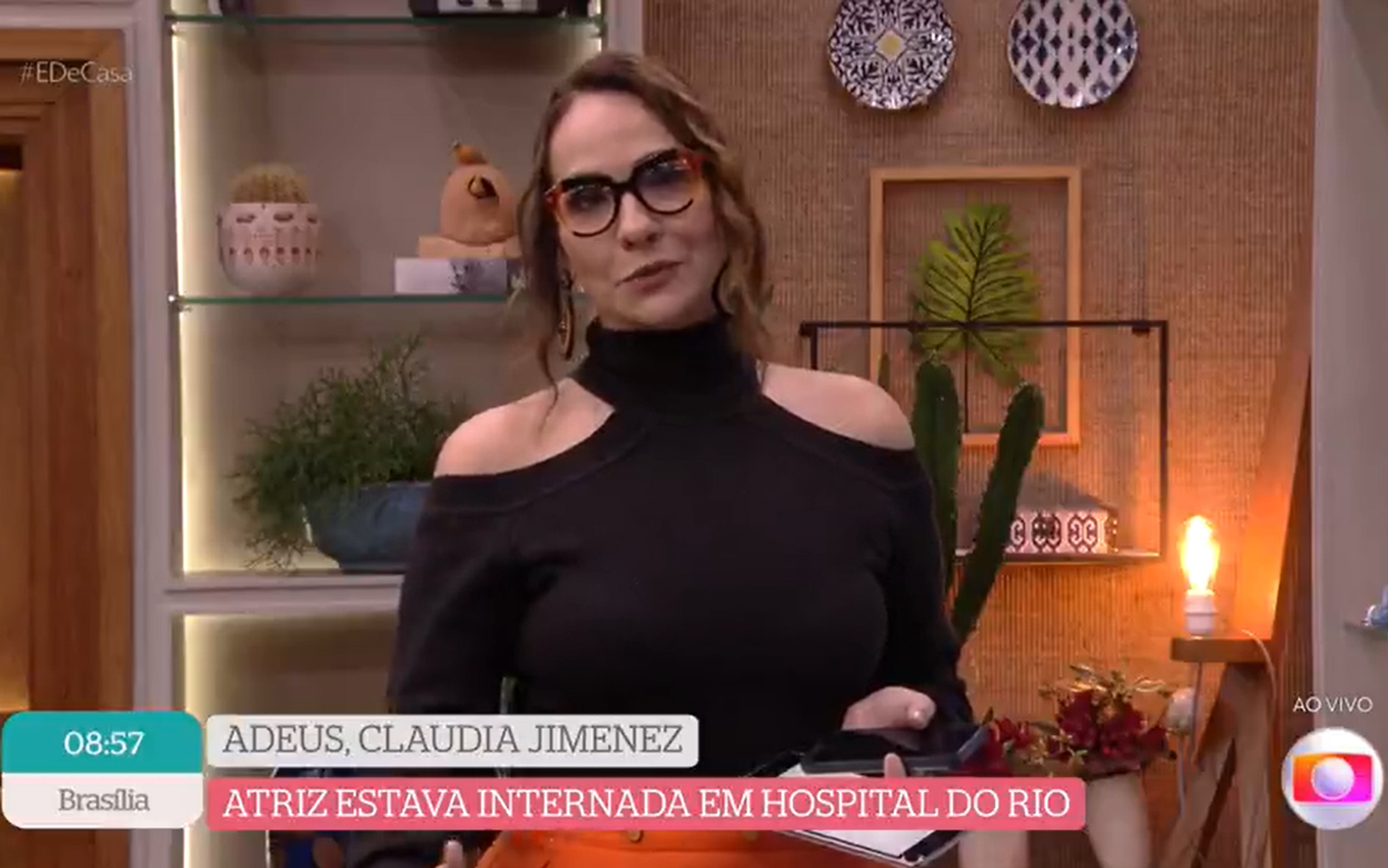 Maria Beltrão fala sobre último encontro com Claudia Jimenez antes da morte da atriz