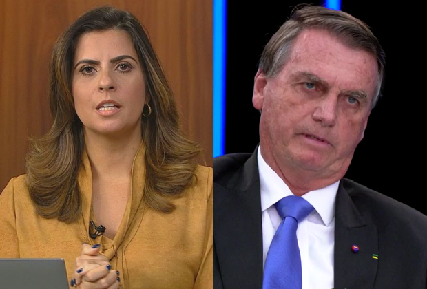 Apresentadora da GloboNews acusa Bolsonaro de atitude com Renata Vasconcellos no JN