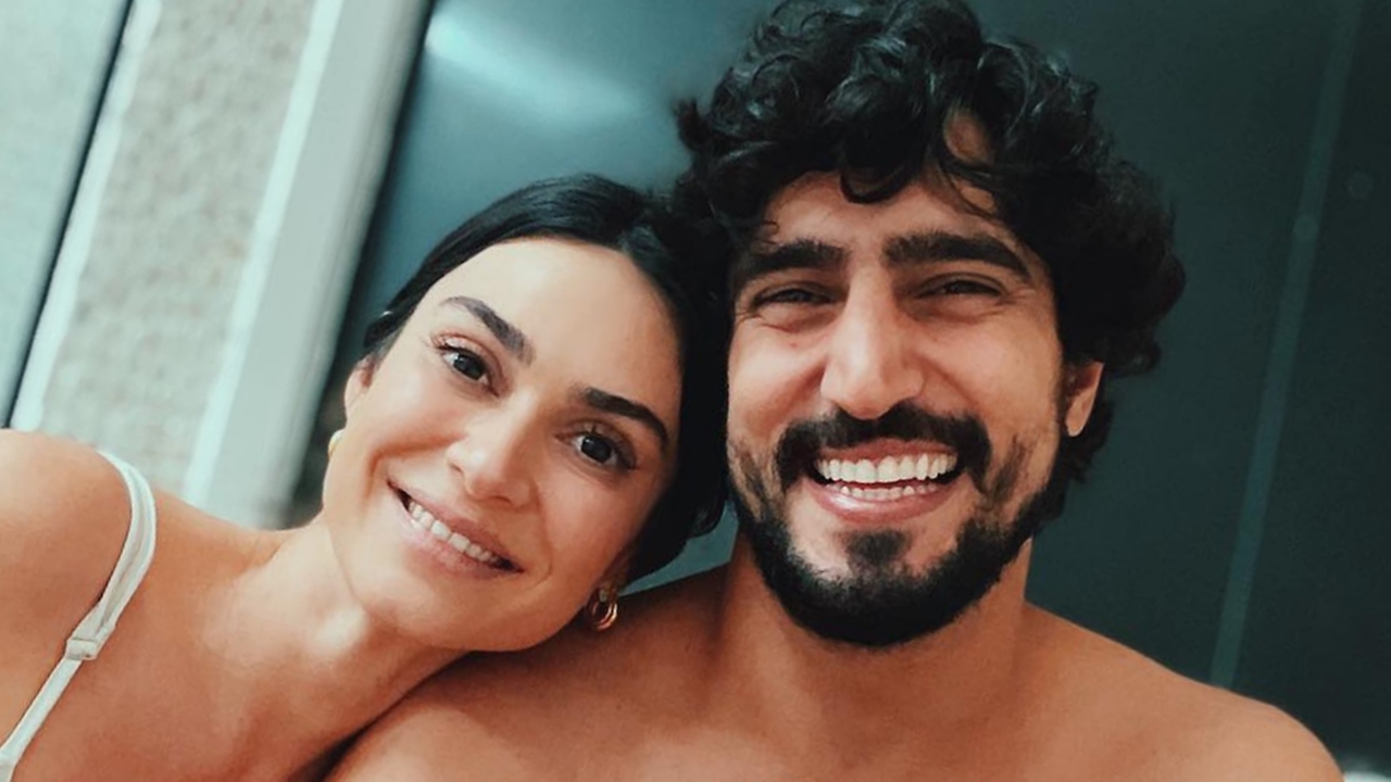 Thaila Ayala e Renato Góes enchem web de fofura em cliques com filho de 8 meses