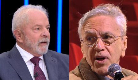 Caetano Veloso confessa o que fez ao ver Lula frente a frente com Bonner e Renata
