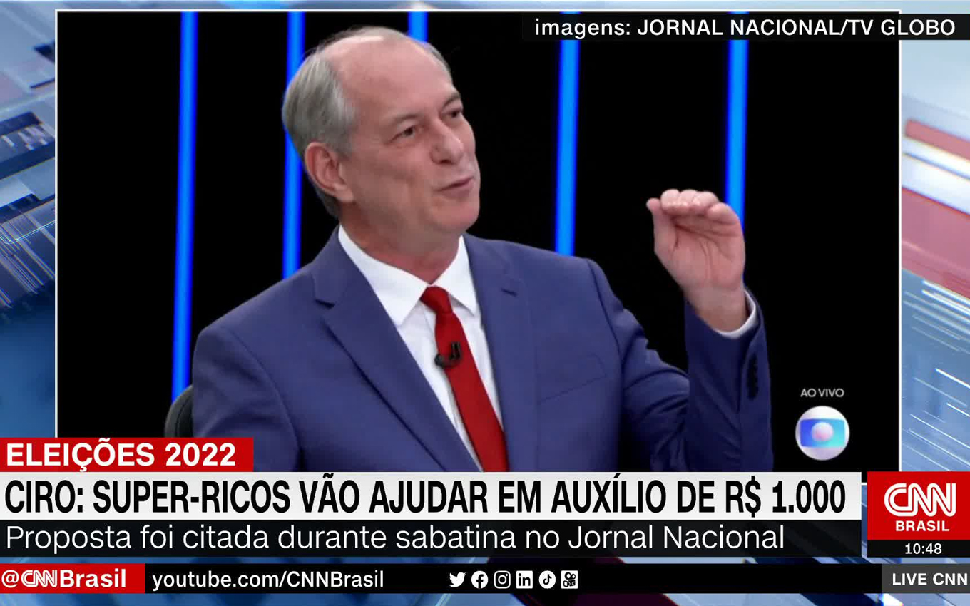 Ciro Gomes no Jornal Nacional