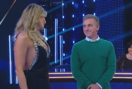 Lívia Andrade entra na Globo e ouve de Luciano Huck: “Não errou de emissora”