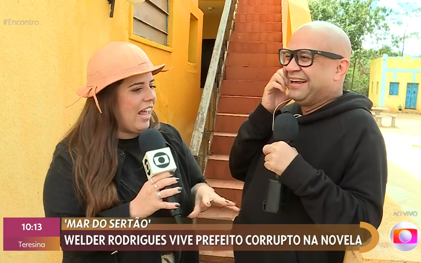 Welder Rodrigues desabafa sobre estreia nas novelas em Mar do Sertão: “Está dando certo”