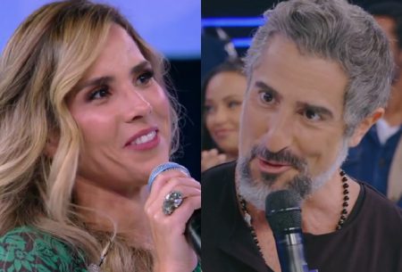 Marcos Mion pega Wanessa Camargo de surpresa com pergunta pessoal e cantora reage