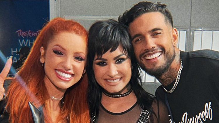 Brenda Paixão, Demi Lovato e Matheus Sampaio