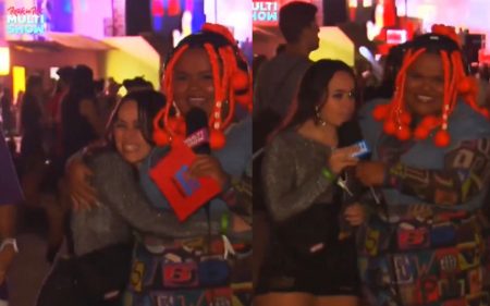 Fã invade link do Multishow e confunde repórter com MC Carol ao vivo