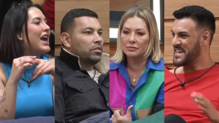 A Fazenda 2022: Suzi, André Santos, Baronesa e Créu cogitam tretas com peões da sede