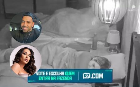 A Fazenda 2022: André e Suzi fazem o clima esquentar no edredom