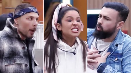 A Fazenda 2022: Alex e Kerline questionam caráter do peão aos gritos em briga feia