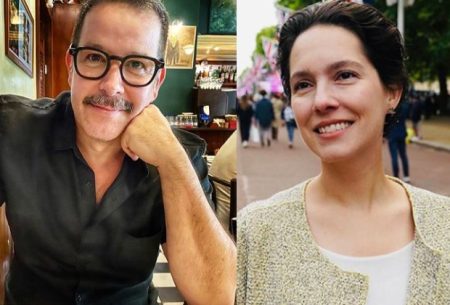 Cecilia Malan assume namoro com Murilo Benício e posta foto rara nas redes sociais