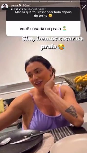 Juju Salimeni comenta sobre casamento com o namorado