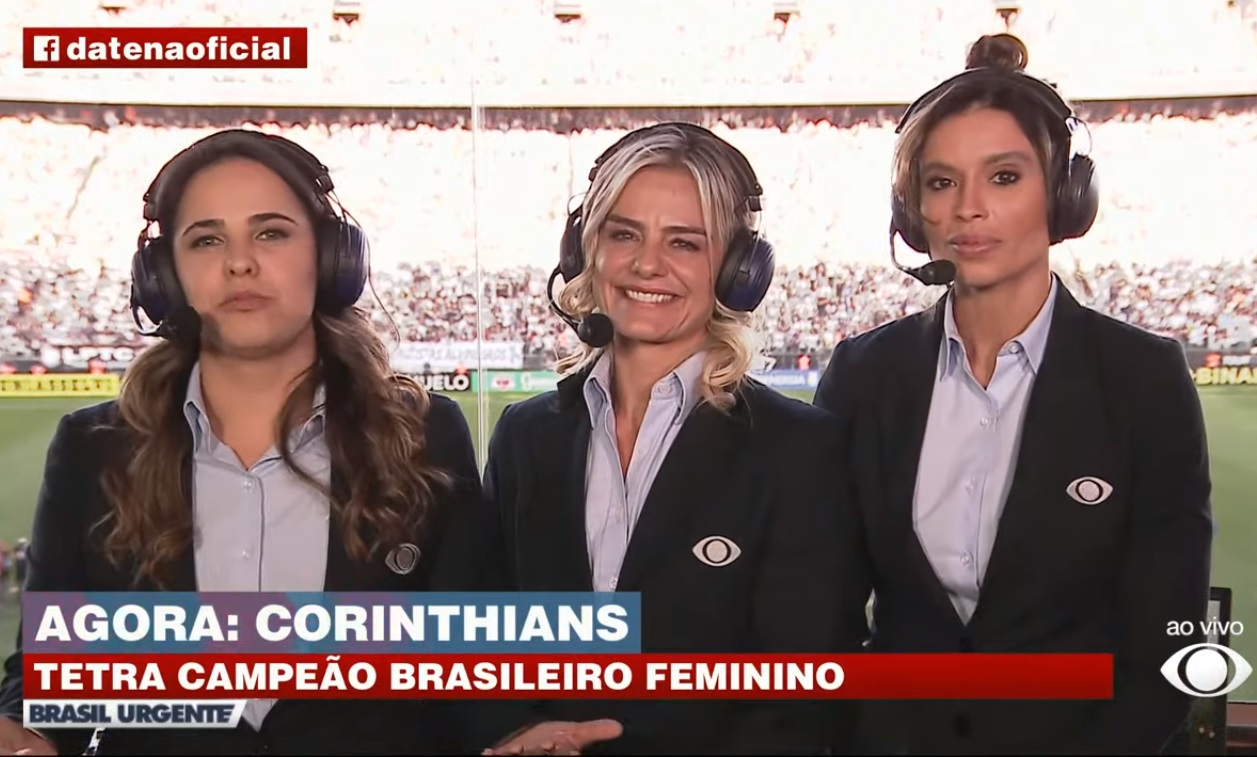 Equipe da Band se emociona em despedida do Brasileirão Feminino; torneio vai para a Globo