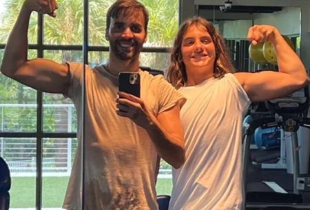 Marido de Ivete Sangalo mostra dia de surfe com o filho Marcelo no Rio