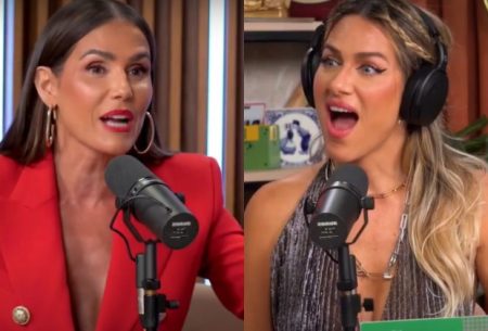 Deborah Secco surpreende ao dar em cima de Giovanna Ewbank e dispara: “Sempre quis te pegar”