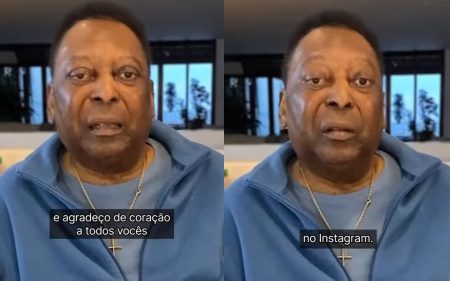 Pelé comemora marca impressionante nas redes sociais: “Muito feliz”