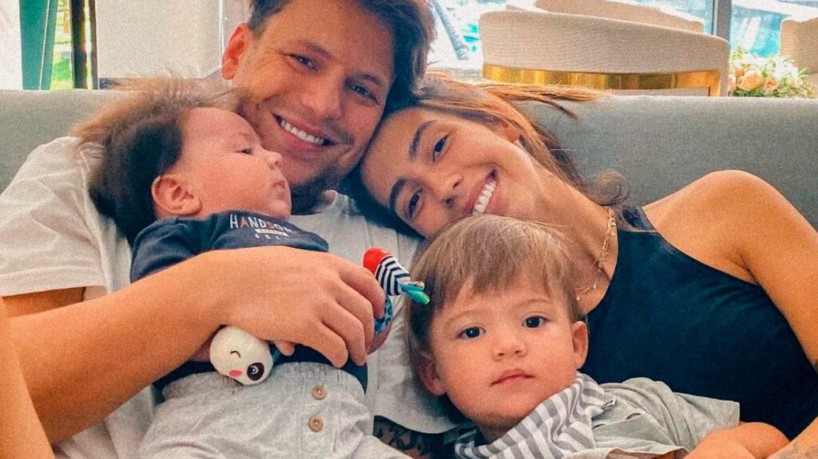 Gabi Brandt dá à luz terceiro filho com Saulo Poncio e fãs torcem por atitude