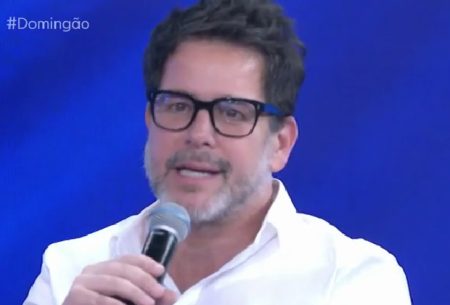 Luciano Huck coloca Murilo Benício com duas ex-mulheres no Domingão