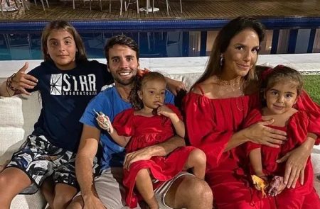 Daniel Cady faz receita com as filhas gêmeas e Ivete Sangalo se derrete