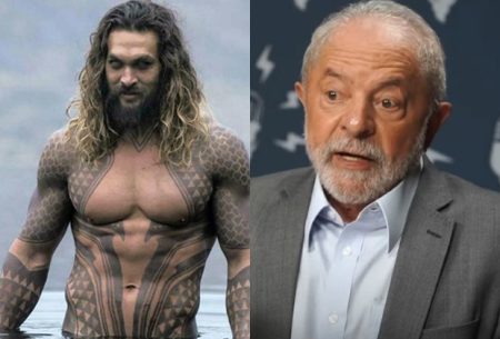 Jason Momoa, o Aquaman, pega público de surpresa e declara apoio a Lula nas eleições