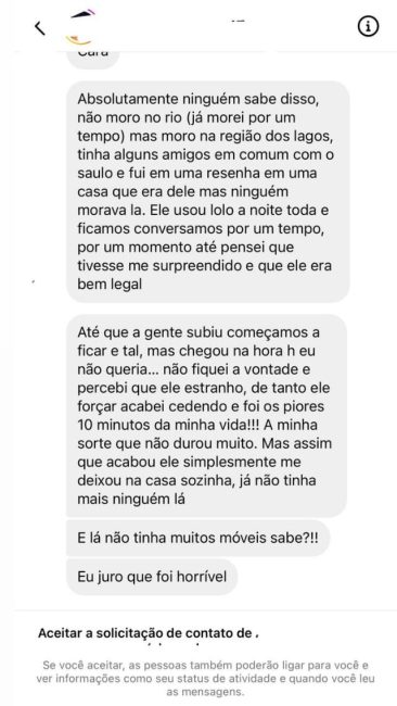 Mulheres relatam terem sido agredidas e e abusadas por Saulo Poncio