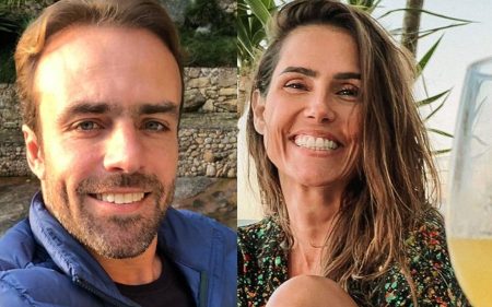Roger Flores manda indireta para Deborah Secco ao vivo na Globo: “Tem meu telefone”