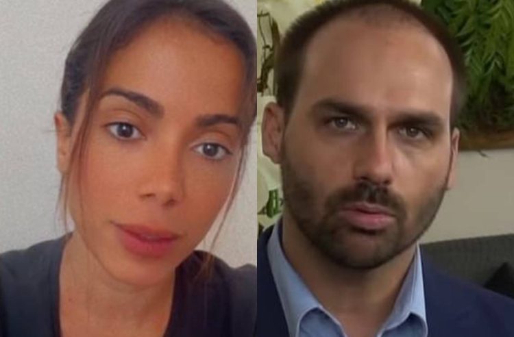 Anitta e Eduardo Bolsonaro