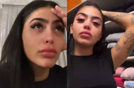 MC Mirella chora ao ser furtada dentro de casa, se cansa e faz ameaça em desabafo