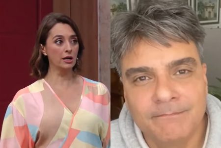 Catia Fonseca discursa na Band sobre a morte de Guilherme de Pádua