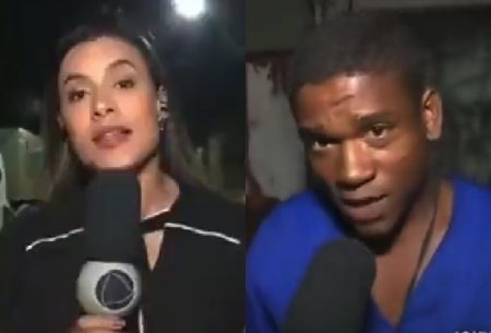 Homem pega repórter da Record de surpresa e pede para Edir Macedo “parar de roubar”