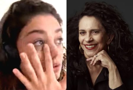 Sophie Charlotte chora ao vivo na Globo e lamenta morte de Gal Costa